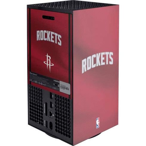 NBA Houston Rockets Jersey Xbox Series X Console Skin