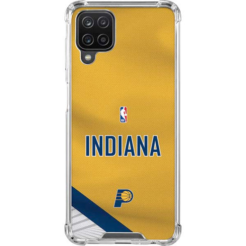 NBA Indiana Pacers Jersey Galaxy A12 Clear Case