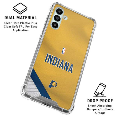 NBA Indiana Pacers Jersey Galaxy A13 5G Clear Case
