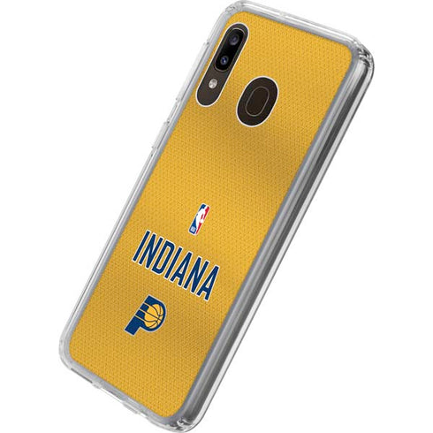 NBA Indiana Pacers Jersey Galaxy A20 Clear Case