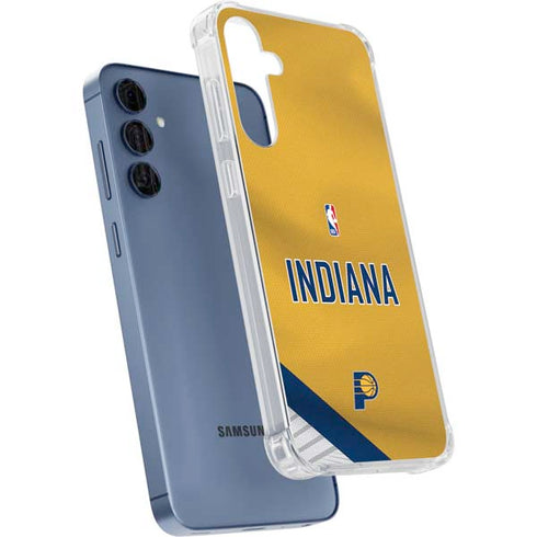 NBA Indiana Pacers Jersey Galaxy A35 5G Clear Case