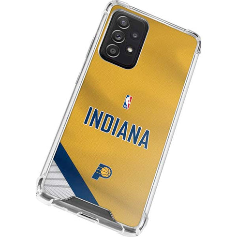 NBA Indiana Pacers Jersey Galaxy A72 5G Clear Case