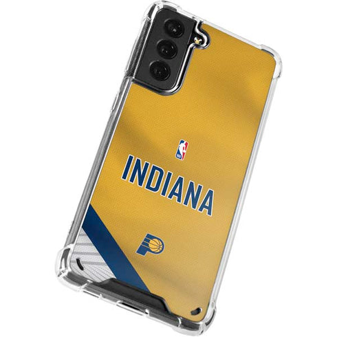 NBA Indiana Pacers Jersey Galaxy S21 Plus 5G Clear Case