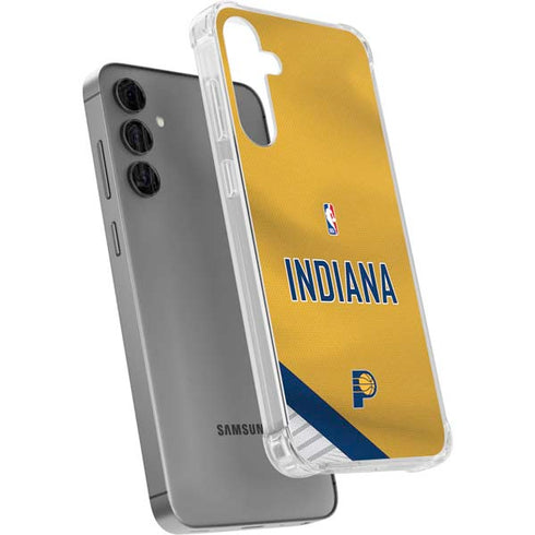 NBA Indiana Pacers Jersey Galaxy S24 Plus Clear Case