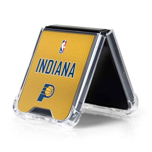NBA Indiana Pacers Jersey Galaxy Z Flip5 5G Clear Case