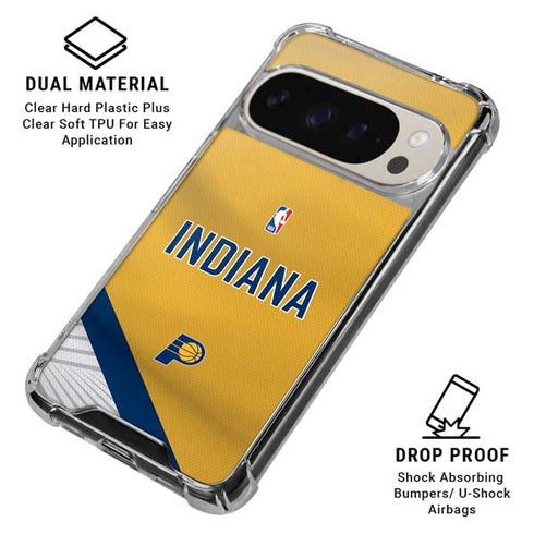 NBA Indiana Pacers Jersey Google Pixel 9 Pro XL Clear Case