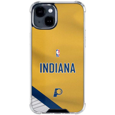 NBA Indiana Pacers Jersey iPhone 14 Plus Clear Case