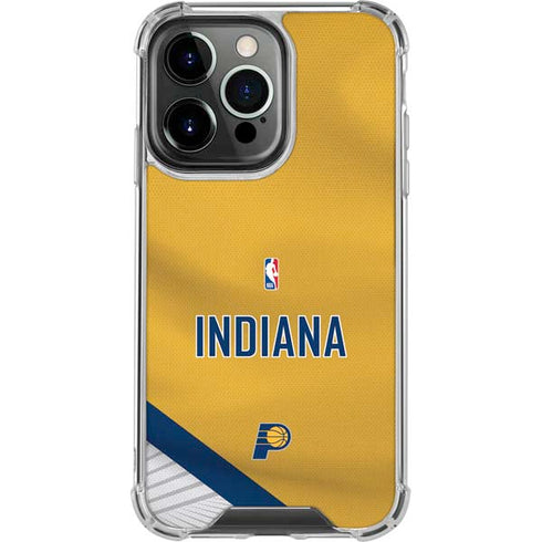 NBA Indiana Pacers Jersey iPhone 14 Pro Clear Case