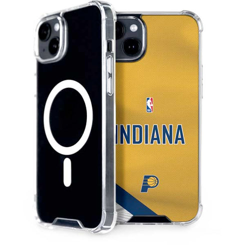 NBA Indiana Pacers Jersey iPhone 15 Plus MagSafe Case