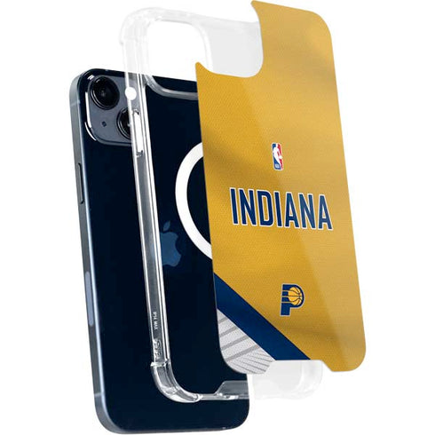 NBA Indiana Pacers Jersey iPhone 15 Plus MagSafe Case