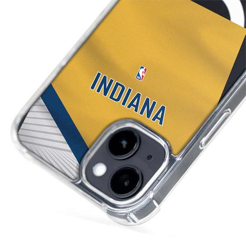 NBA Indiana Pacers Jersey iPhone 15 Plus MagSafe Case