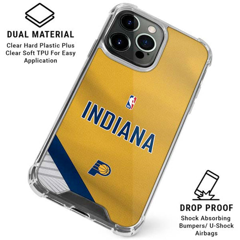 NBA Indiana Pacers Jersey iPhone 15 Pro Clear Case