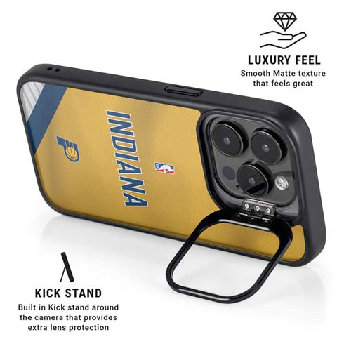 NBA Indiana Pacers Jersey iPhone 15 Pro Kickstand Case