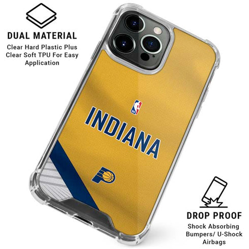 NBA Indiana Pacers Jersey iPhone 16 Pro Max Clear Case
