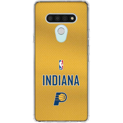 NBA Indiana Pacers Jersey LG Stylo 6 Clear Case