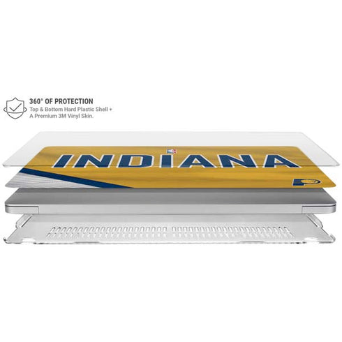 NBA Indiana Pacers Jersey MacBook Air 15in (2023-2025) Case plus Skin