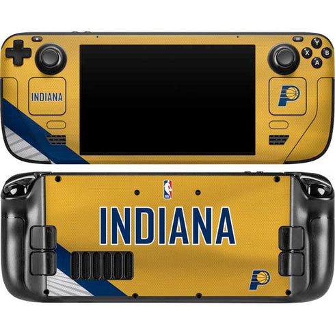 NBA Indiana Pacers Jersey Steam Deck Handheld Gaming Computer OLED Skin
