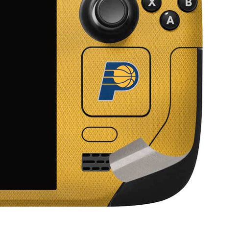 NBA Indiana Pacers Jersey Steam Deck Handheld Gaming Computer OLED Skin