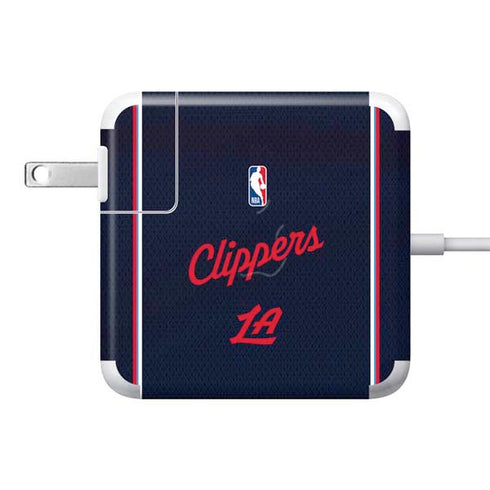 NBA LA Clippers Jersey 85W Power Adapter (15 and 17 inch MacBook Pro Charger) Skin