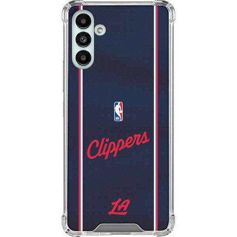NBA LA Clippers Jersey Galaxy A13 5G Clear Case