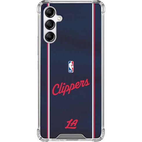 NBA LA Clippers Jersey Galaxy A14 5G Clear Case