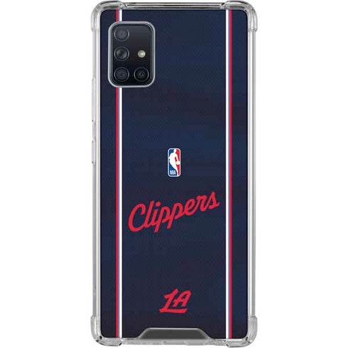 NBA LA Clippers Jersey Galaxy A51 5G Clear Case