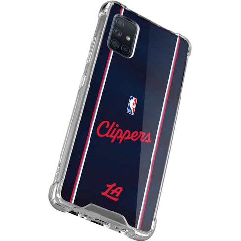 NBA LA Clippers Jersey Galaxy A51 5G Clear Case