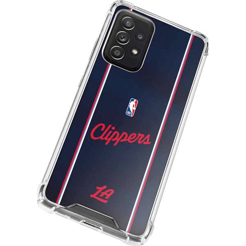 NBA LA Clippers Jersey Galaxy A52 5G Clear Case