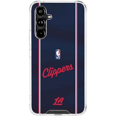 NBA LA Clippers Jersey Galaxy A54 5G Clear Case