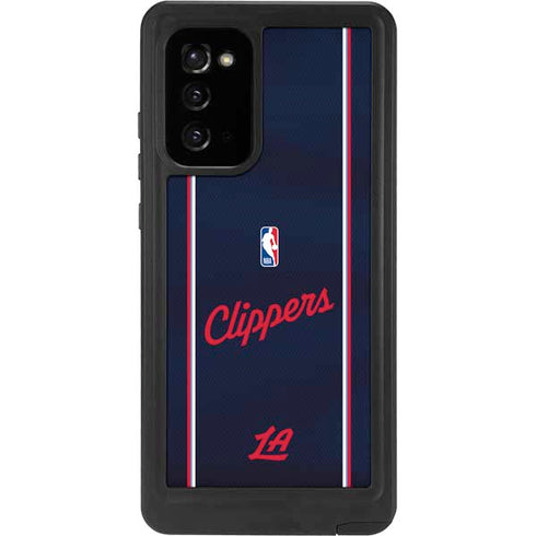NBA LA Clippers Jersey Galaxy Note20 5G Waterproof Case