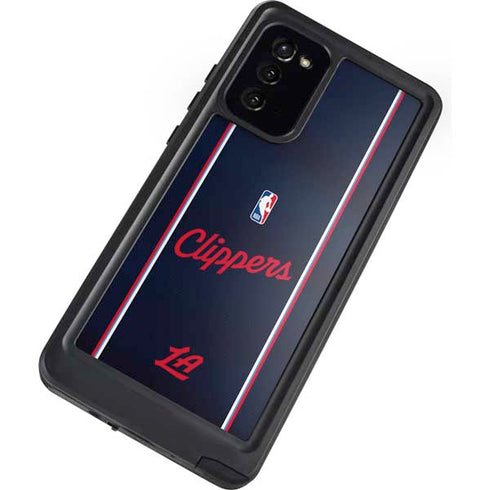 NBA LA Clippers Jersey Galaxy Note20 5G Waterproof Case