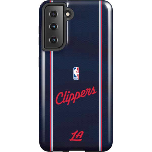 NBA LA Clippers Jersey Galaxy S21 5G Pro Case