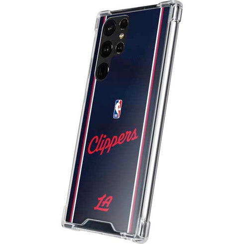 NBA LA Clippers Jersey Galaxy S23 Ultra Clear Case