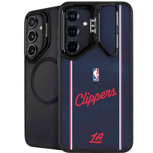 NBA LA Clippers Jersey Galaxy S24 FE Kickstand Case