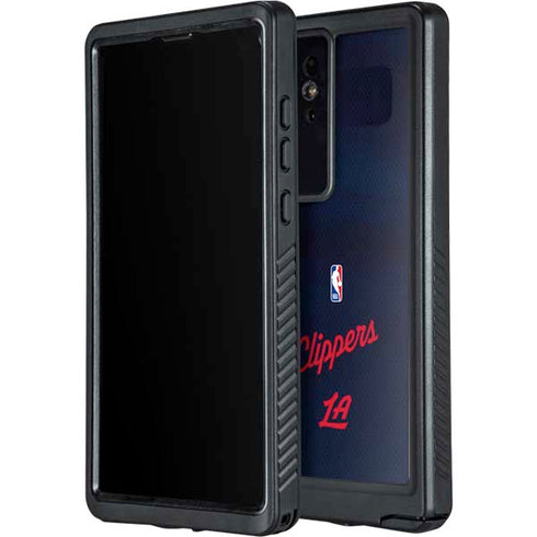 NBA LA Clippers Jersey Galaxy S24 Ultra Waterproof Case