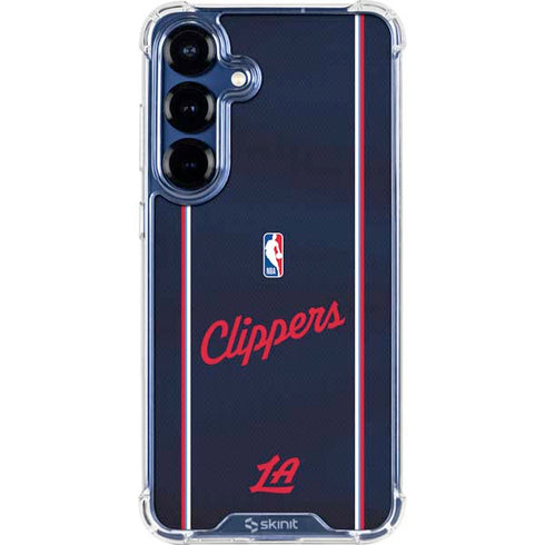 NBA LA Clippers Jersey Galaxy S25 Clear Case