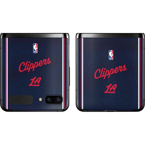NBA LA Clippers Jersey Galaxy Z Flip Skin