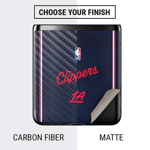 NBA LA Clippers Jersey Galaxy Z Flip Skin