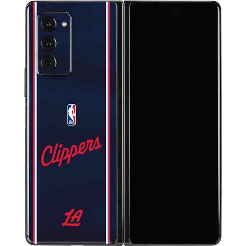 NBA LA Clippers Jersey Galaxy Z Fold2 5G Skin