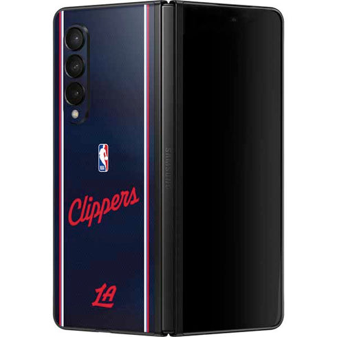 NBA LA Clippers Jersey Galaxy Z Fold3 5G Skin