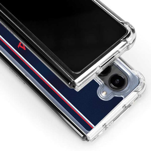 NBA LA Clippers Jersey Galaxy Z Fold5 5G Clear Case