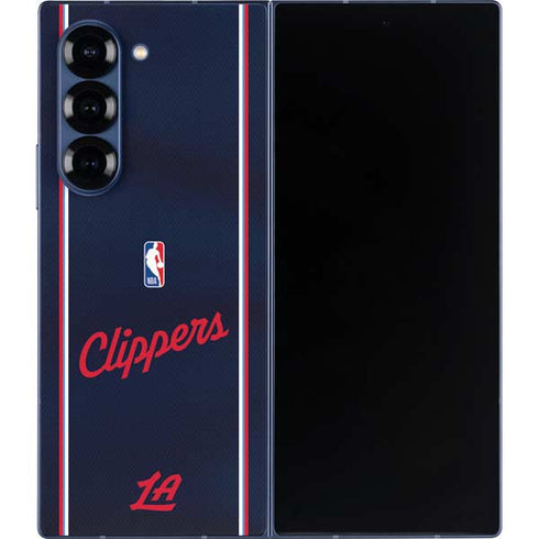 NBA LA Clippers Jersey Galaxy Z Fold6 Skin