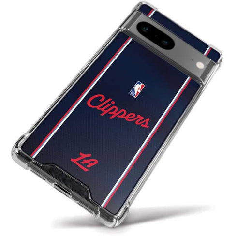NBA LA Clippers Jersey Google Pixel 8a Clear Case