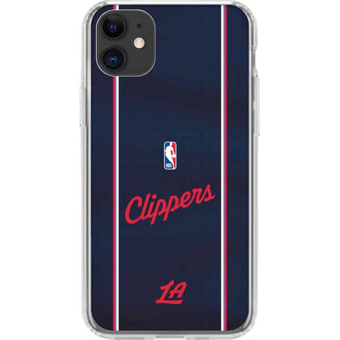 NBA LA Clippers Jersey iPhone 11 Clear Case