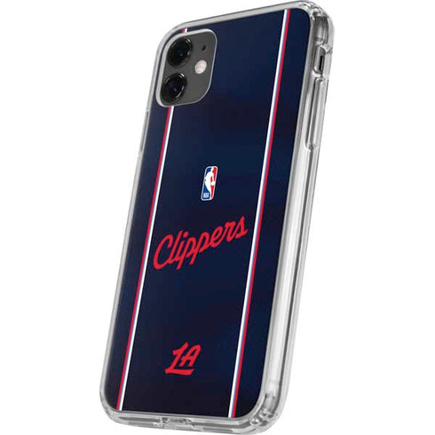 NBA LA Clippers Jersey iPhone 11 Clear Case
