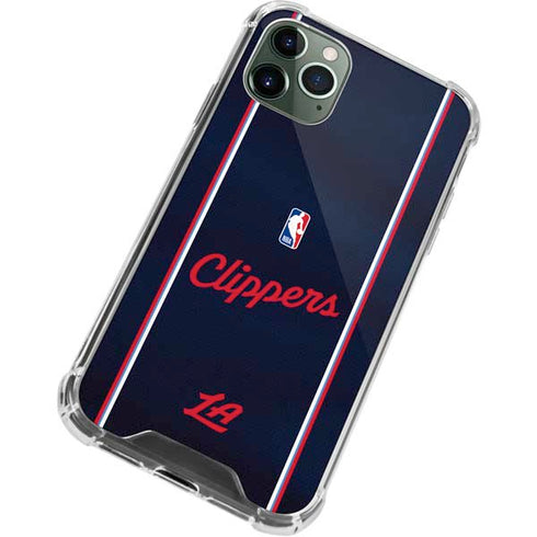 NBA LA Clippers Jersey iPhone 11 Pro Max Clear Case