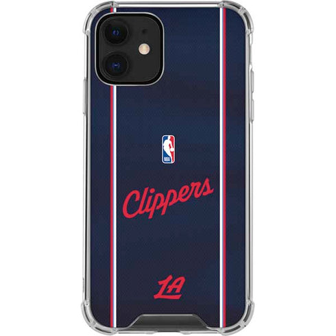 NBA LA Clippers Jersey iPhone 12 Clear Case