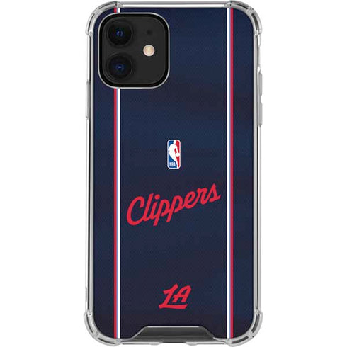NBA LA Clippers Jersey iPhone 12 Mini Clear Case
