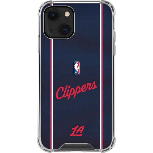NBA LA Clippers Jersey iPhone 13 Mini Clear Case