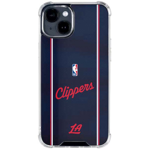 NBA LA Clippers Jersey iPhone 14 Clear Case